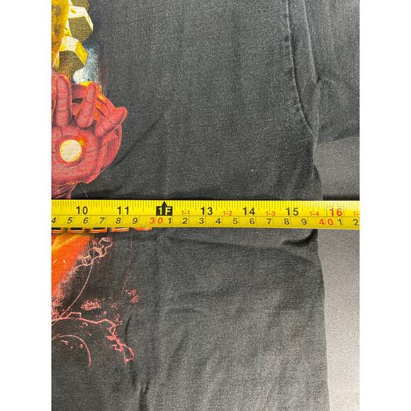 Y2K Iron Man Size Small Graphic Superhero T-shirt Size Small 100% Cotton - Picture 4 of 5